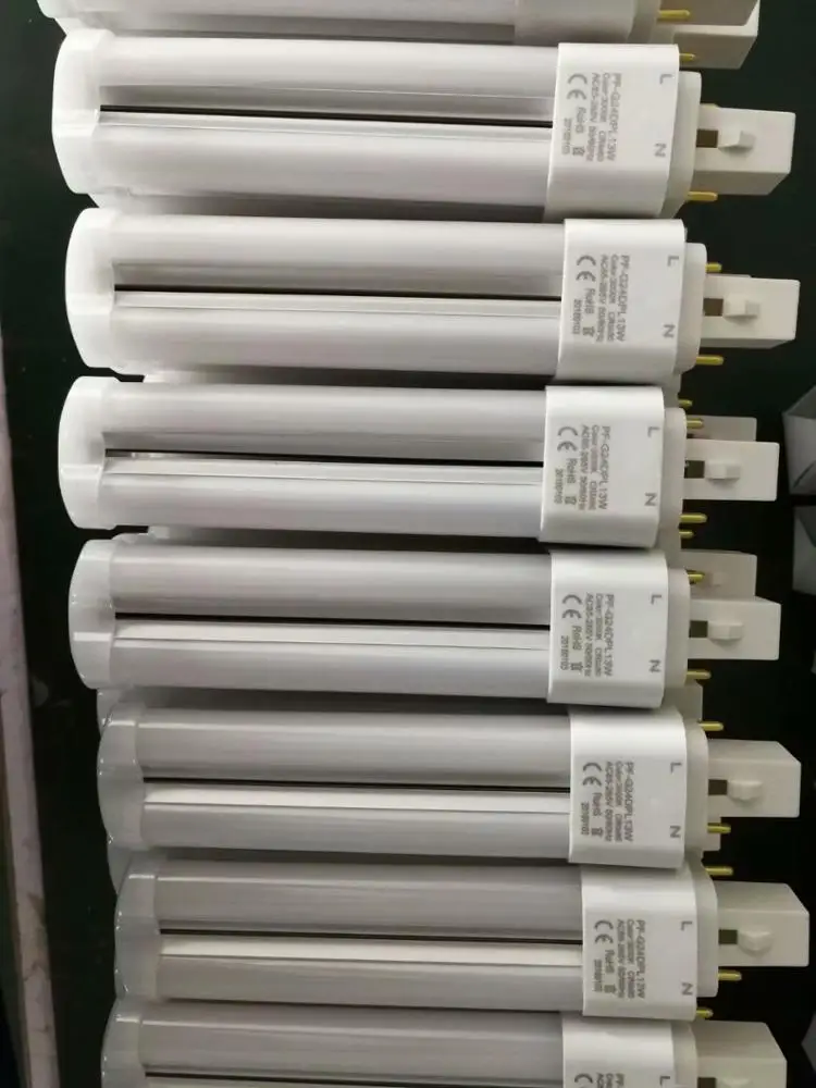 360 градусов угол луча 165 мм с 4-контактной базой G24q 13 Вт ПЛК G24 Светодиодная лампа