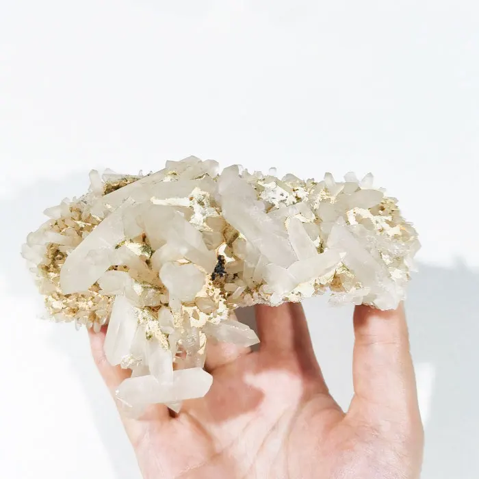Оптовая продажа исцеляющий натуральный камень Geode Rock прозрачный кластер