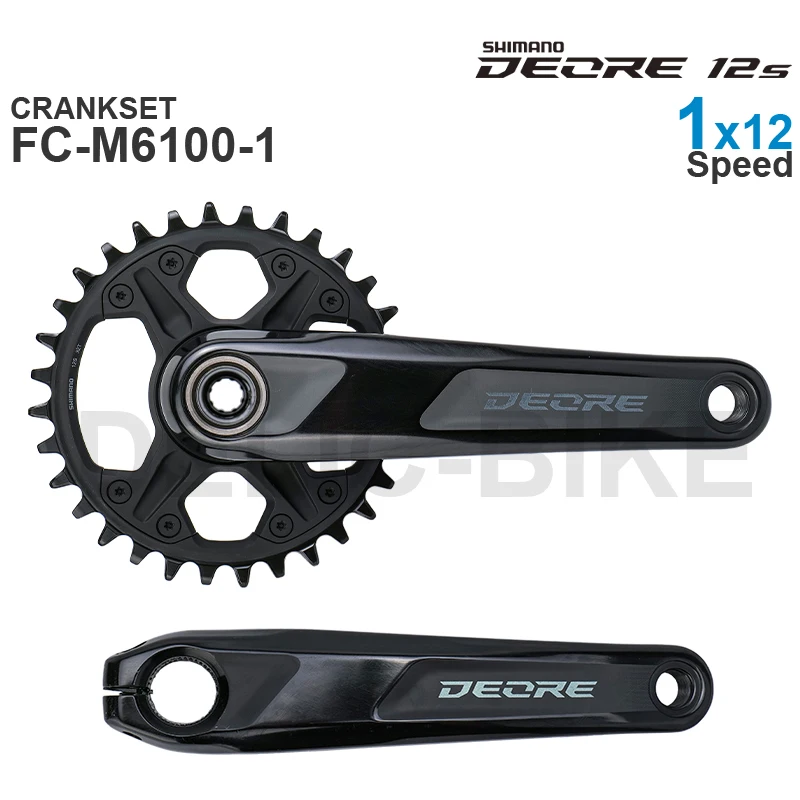 SHIMANO DEORE M6100 12v Groupset Shifter Rear Cassette Sprocket Chain CRANKSET 1x12-speed Bottom Bracket parts for MTB bike
