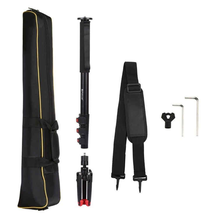Sample Accepted PULUZ Four-Section Telescoping Aluminum-magnesium Alloy Self-Standing camera