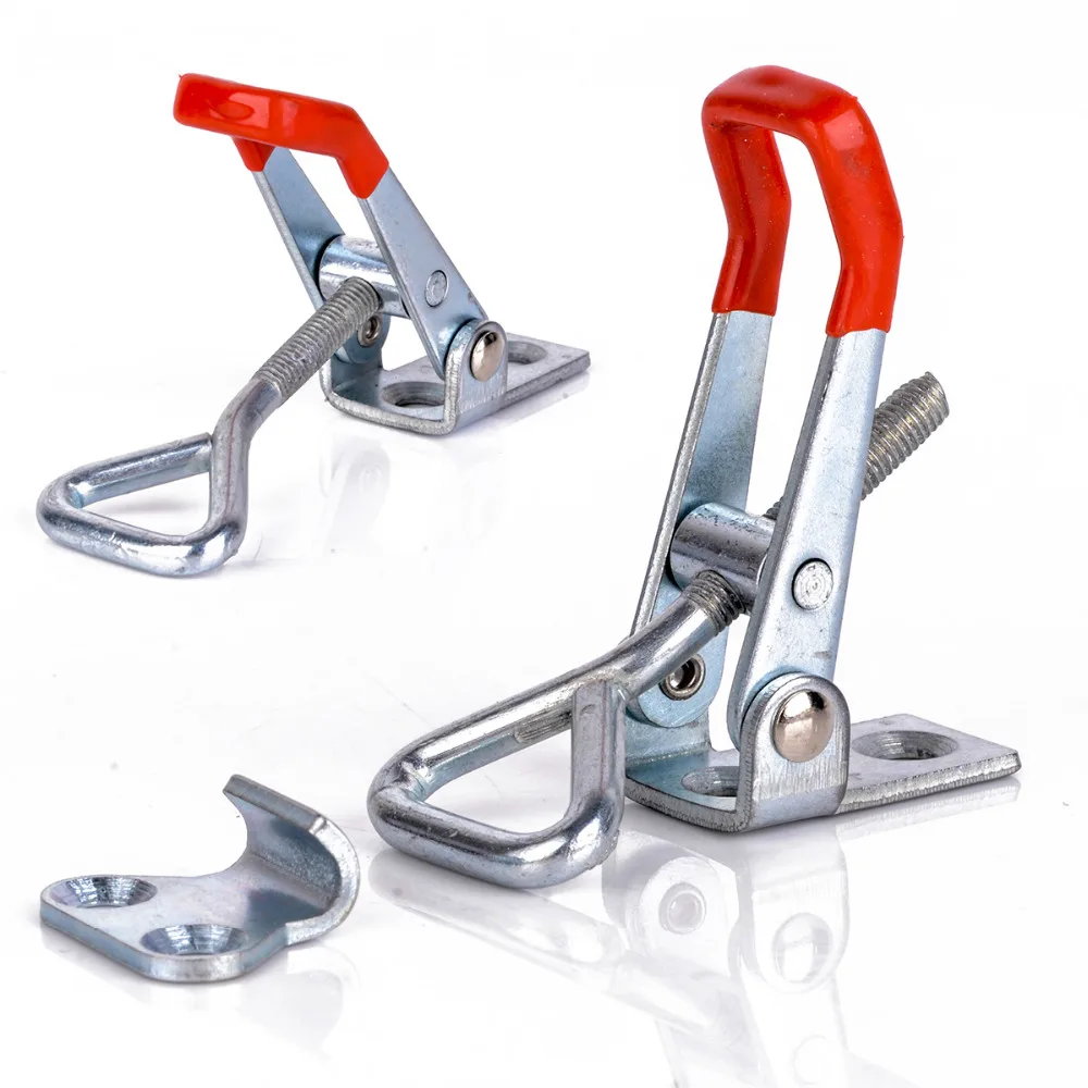 1pcs Metal + Plastic Toggle Clamp GH-4001 Quick Toggle Clamp Clip Holding Metal Latch Hand Tool For Welding