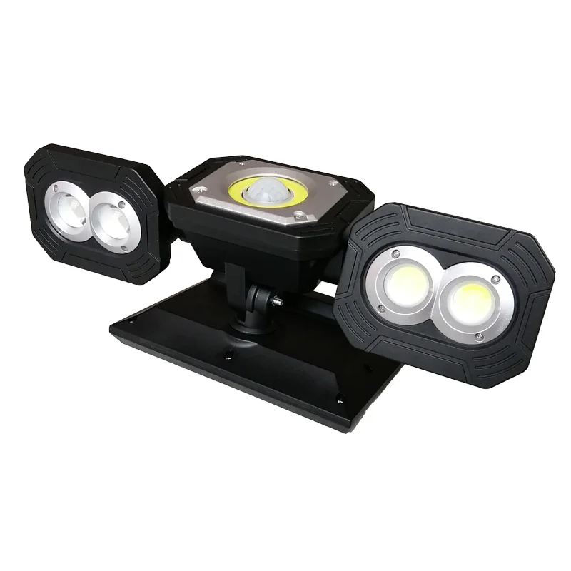 
32LED solar lamp built-in 4000MAH18650 lithium battery lights up for 1 minute automatically extinguish human and light up automa 