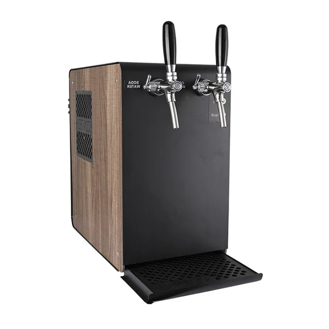 Beelili Best Selling Table Top Commercial Soda Water Maker Electric Hot and Cold Water Dispenser Desktop Stainless Steel 100W 5L