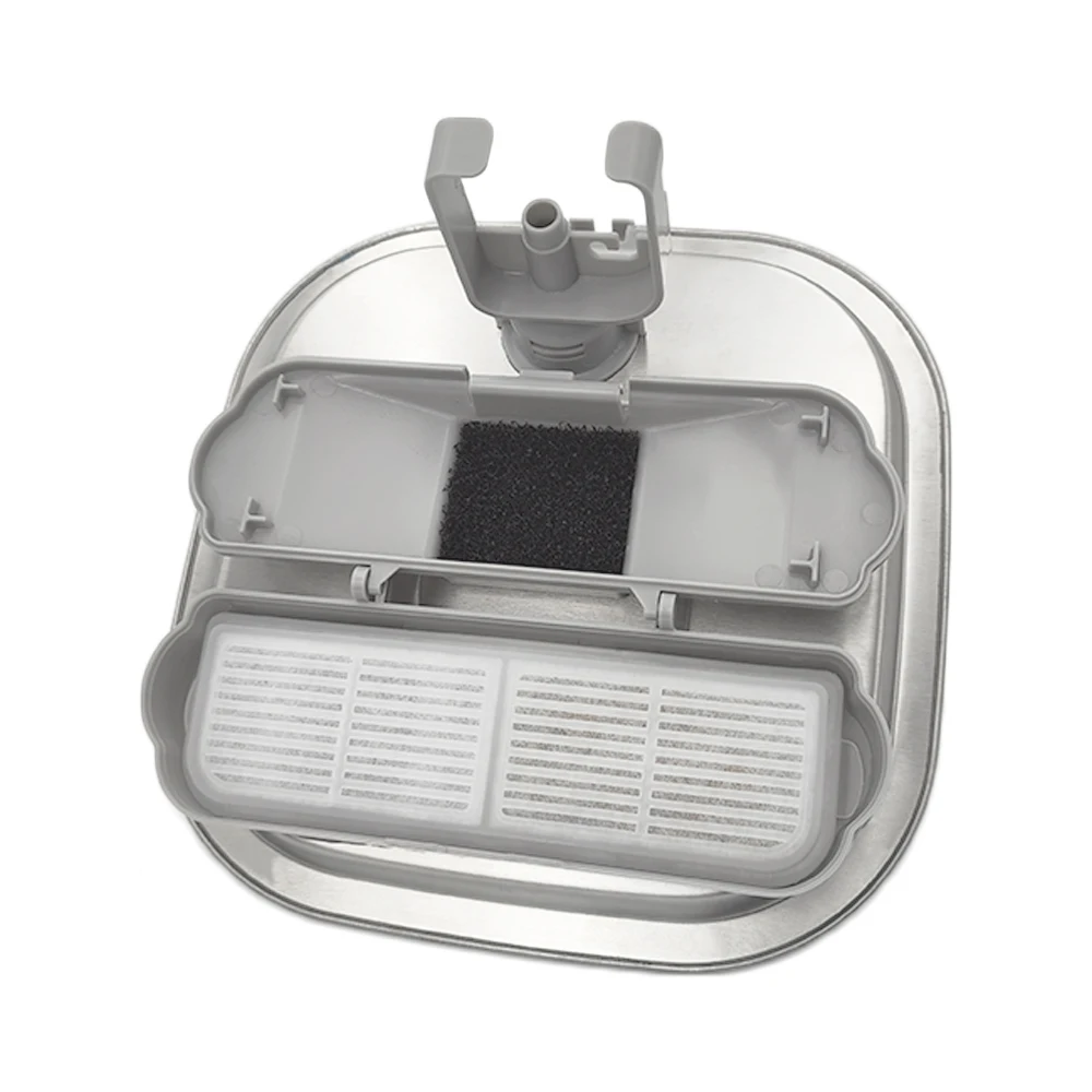 Hot Sale Pet Accessories Dog Cat Water Feeder Electric Stainless Steel Pet Water Fountain with Lack Water Warning