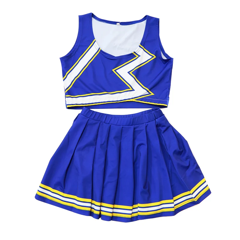 Cheap Custom High Quality Cheerleading Uniforms Sublimated Design Your Own Cheerleading Uniform
