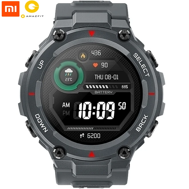 
Newly Launched 14 Sport Modes Huami Amazfit T-Rex Smart Watch AMOLED GPS + GLONASS Outdoor Rugged Watch 