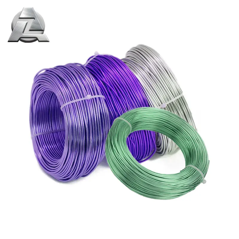 Wholesale large roll various colors aluminum wire for decoration craft