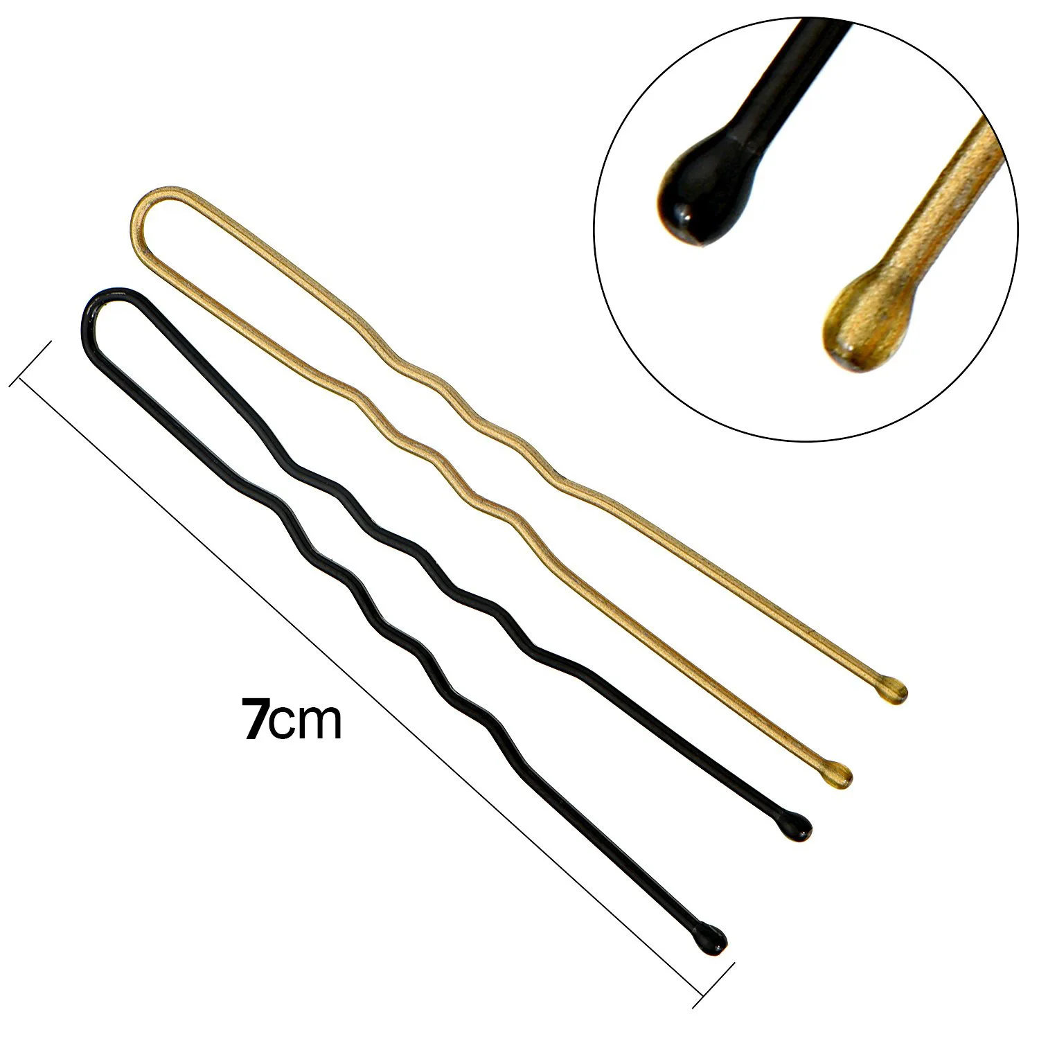 100pcs U Shaped Hair Pins Kit Hair Clips Bobby Pins Hair Clips for Women Girls and Hairdressing Salon
