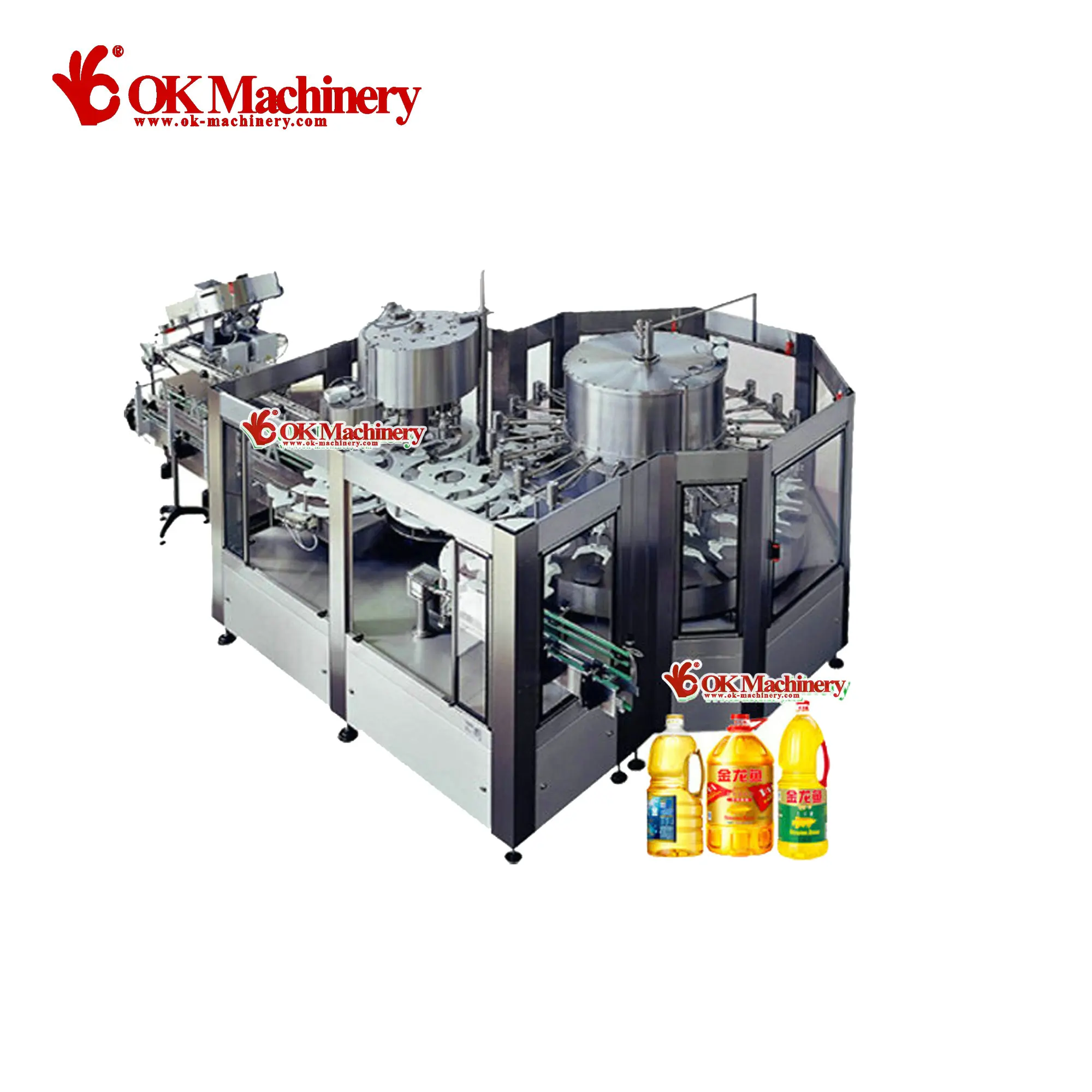 Fully Automatic Small 500mls Pet Bottle Cbd Essential Edible Olive Palm Sunflower Vegetable Cooking Oil Filling Machine
