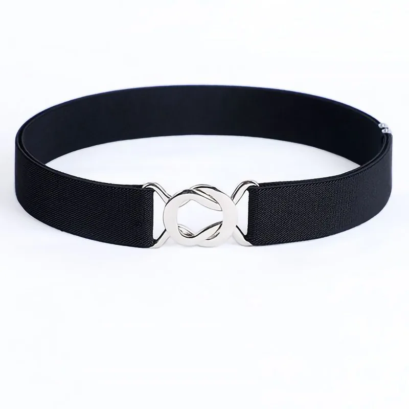 Wholesale Punch-Free Lazy Belt All-Match Elastic Jeans Belt Female custom Ornament Style Waist belt