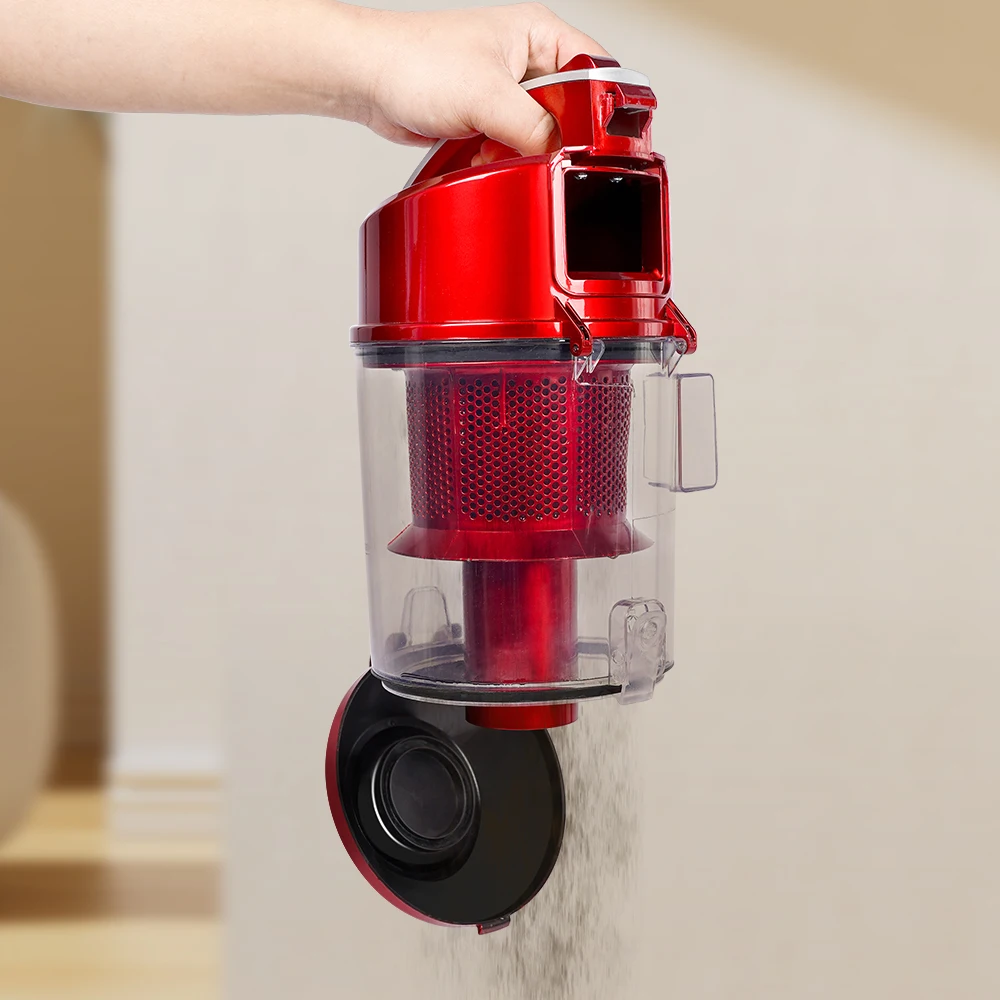 1000W 15kpa Bagless Shiny Cord Cleaner Horizontal Canister Vaccum Cyclone Vacuum Cleaner