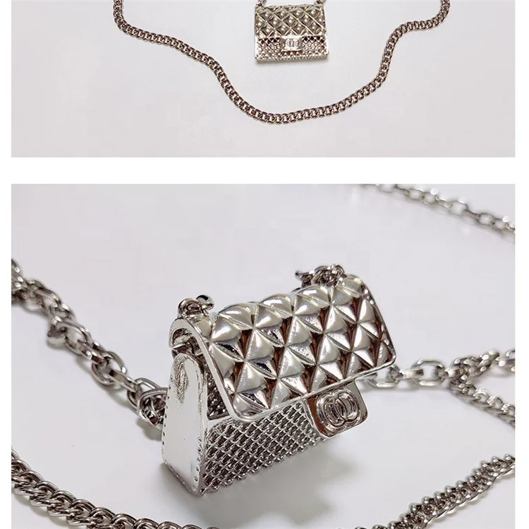 Fashion Tassel Gold Chain Belts For Women Luxury Small Bag Metal Belt Adjustable Long Waistband Mini