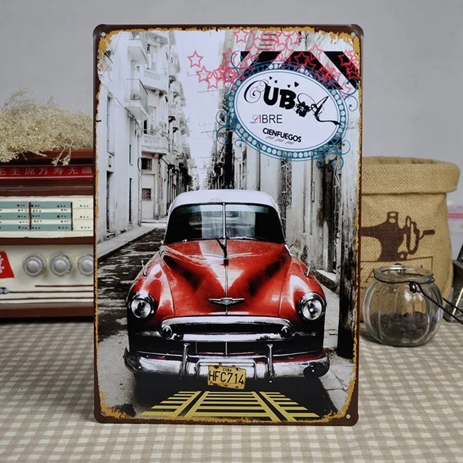 30x20cm Souvenirs Metal Sign Tin Poster Wall Door Plaque