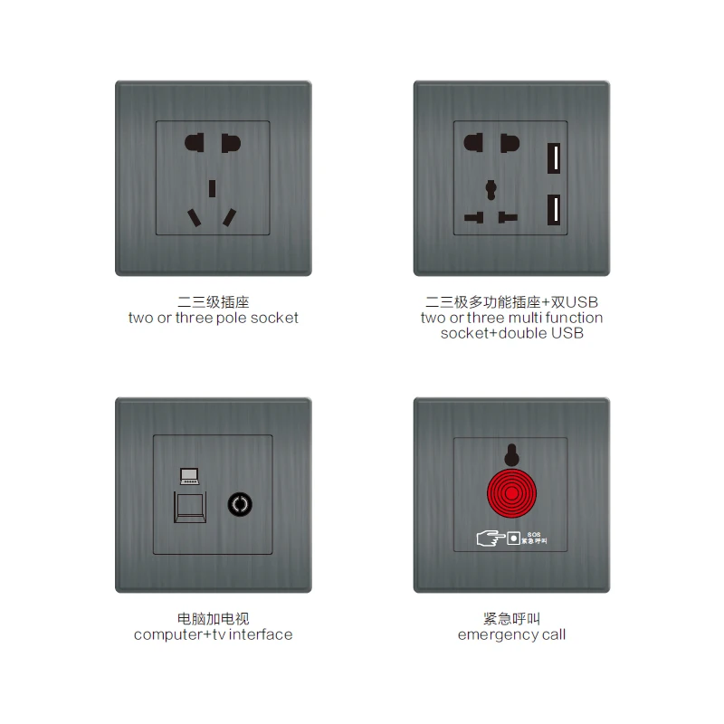 China Supplier  Voice Control 1/2/3/4 Gang  Power Smart Light White Way Touch No Neutral Wireless Wall Switches