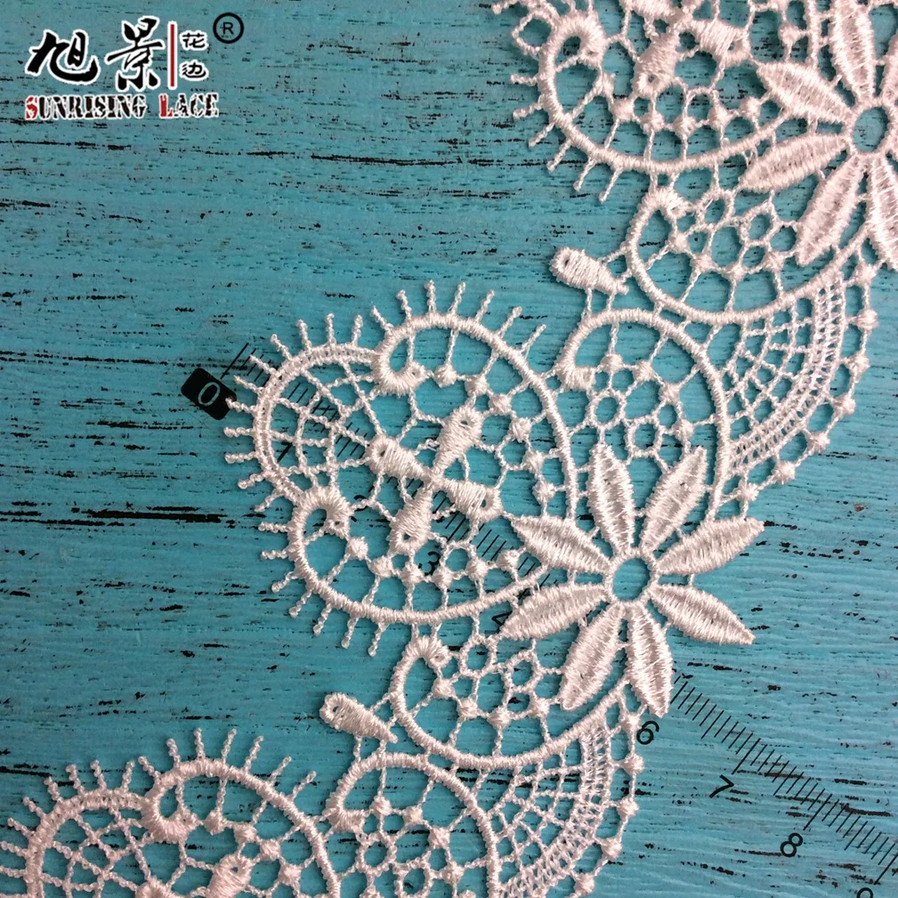 Оптовая продажа от производителя, вышивка, тюль, ткань, химический 100% хлопок, полированная тонкая Свадебная отделка, кружева