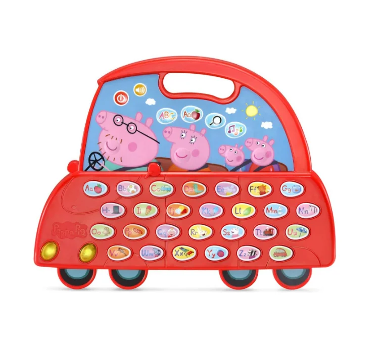 Number and Letter Recognition Phonetics Musical Learning School Bus Toy