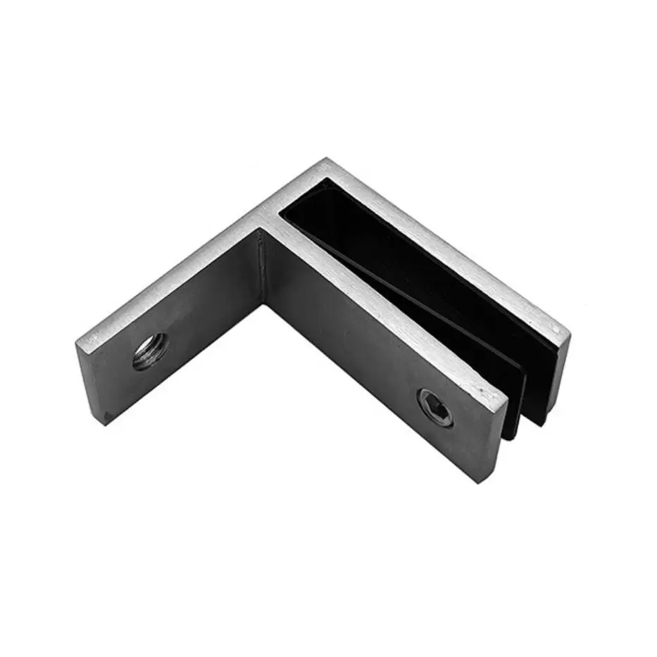 Stainless steel 90 degree wall to glass railing clamp of  balustrade and  handrail  fittings TG90S  baluster  accessories