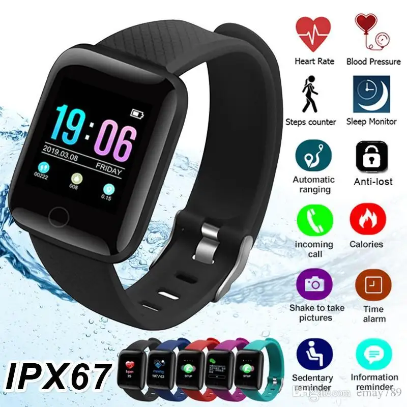 
Free sample IP67 Waterproof Smart Bracelet Heart Rate Monitor GPS Fitness Tracker Health Sport Watch for Women 