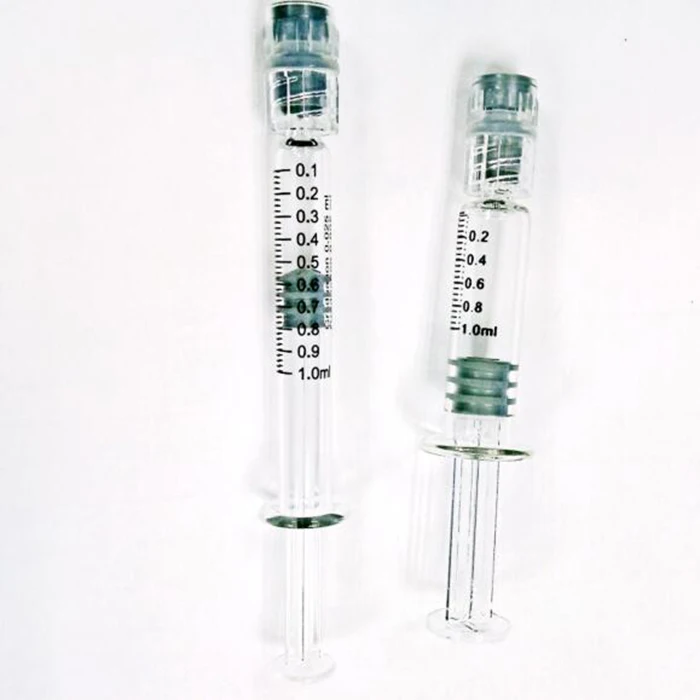 1 мл luer slip замок стеклянный шприц dab со шкалой измерения