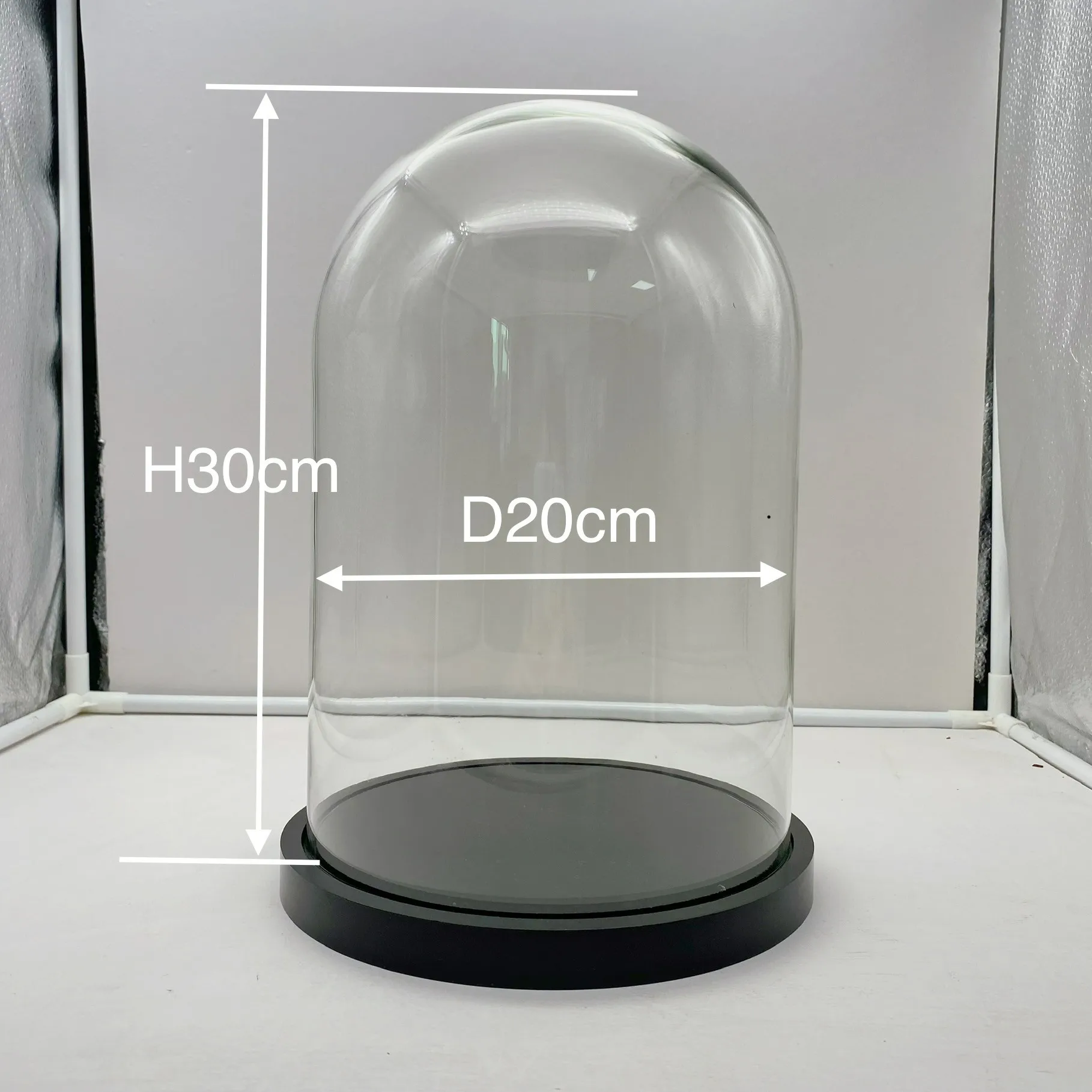 glass cloche wholesale bell display jar home decor candy dome manufacturer terrarium cover with led lights base for candles