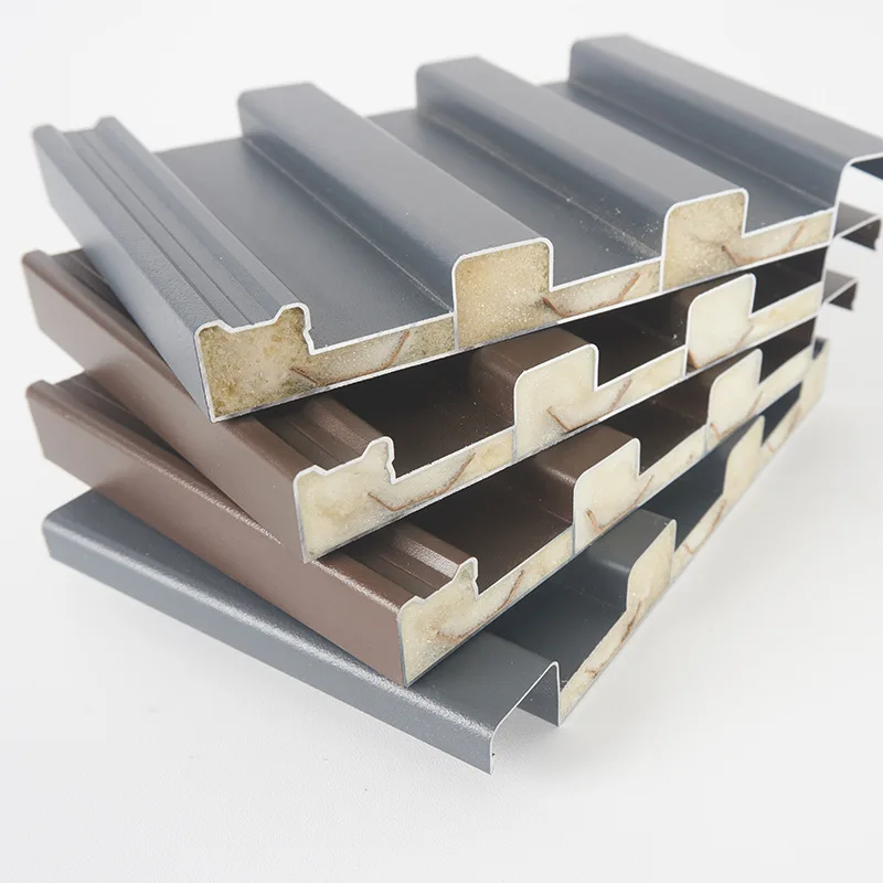 Insulated Waterproof Design Aluminum Profiles Panels Great Wall Board Decorative Interior Corrugated Metal Roofing Sheets