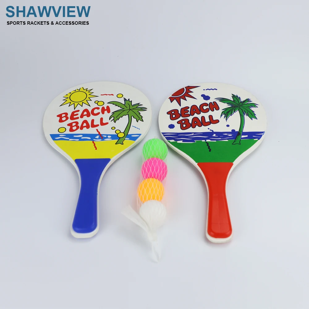 Hot sale beach wood tennis racket