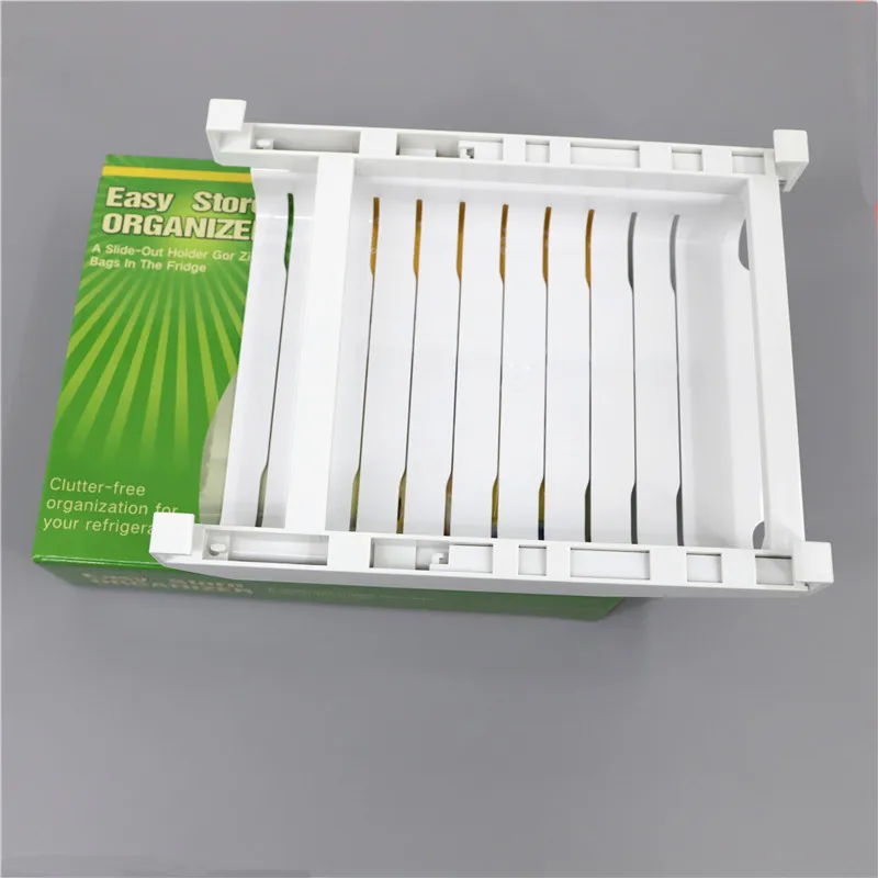 
Track storage rack refrigerator fresh-keeping bag track storage rack sealed bag retractable household storage rack source factor 