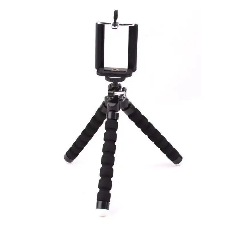 Portable Mobile Phone Tripod Stand Suitable for camera  Desktop support Sponge tripod
