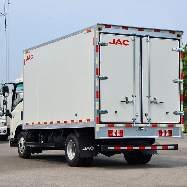 New JAC 4*2 Van Truck Light Truck Left Hand Drive 140hp Cargo Truck