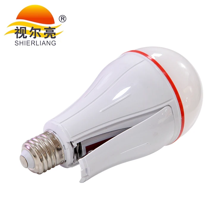 900LM Rechargeable outdoor and indoor emergency energy efficient bulb pc material drive 9w led bulb