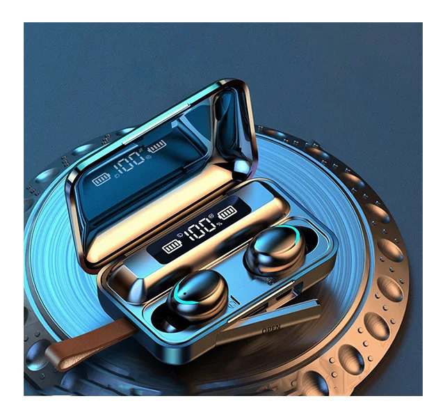 Wholesale Original F9 Tws Earphones 9D Hifi Stereo Waterproof Wireless Earbuds F9-5 F9-5C In Ear Headphone BT 5.0 LED Display