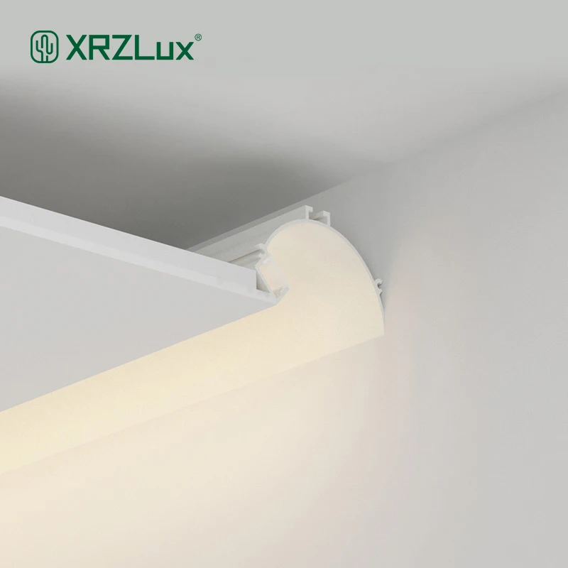 XrzLux 14.4W/m Led Strip Aluminum Profile Linear Light Recessed Led Aluminum Wall Light Ceiling Wall Washer Home Decor Lighting