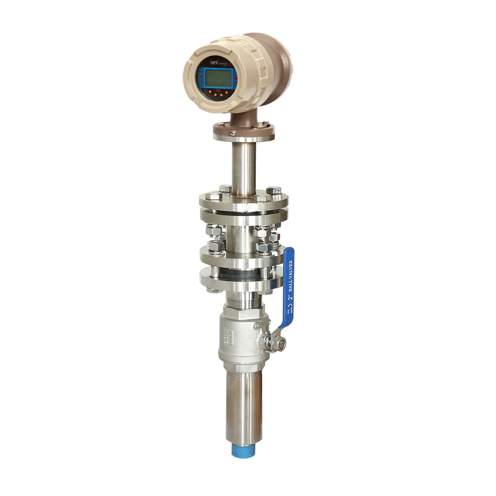 Plug-in/insertion electromagnetic flowmeter