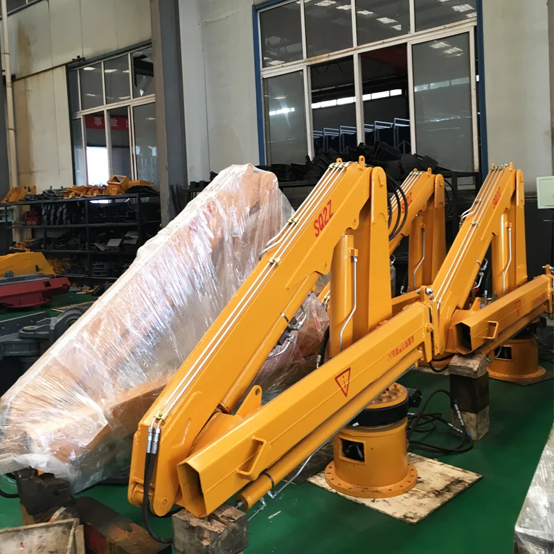 Small Hydraulic Boat Lift Stand Marine Construction Bulk Ship Crane for Sale