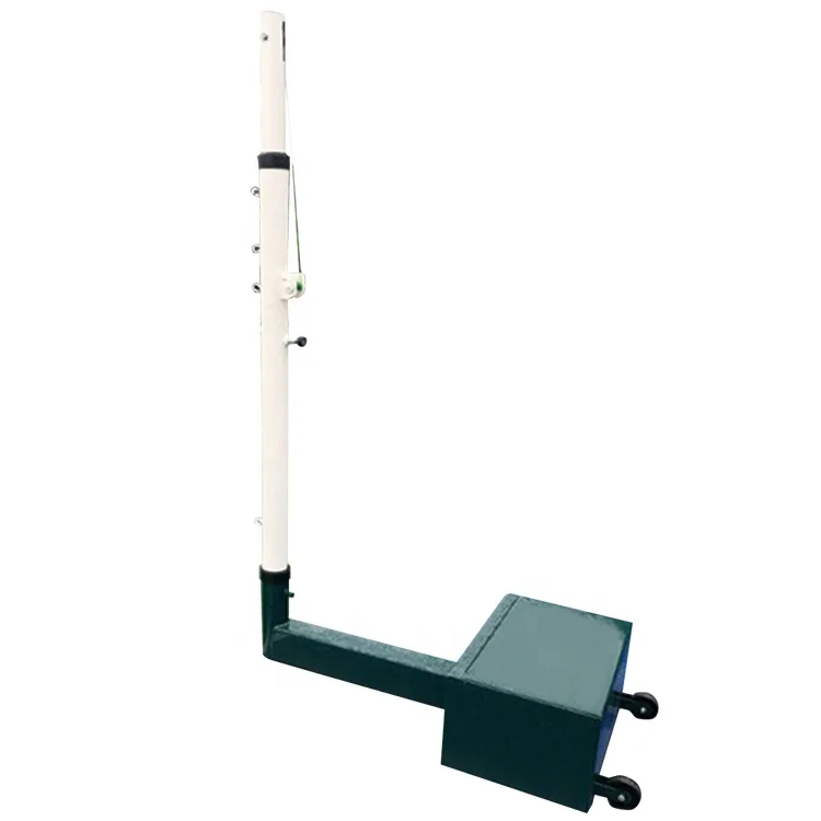 Movable portable volleyball and badminton post pole combo height for sale