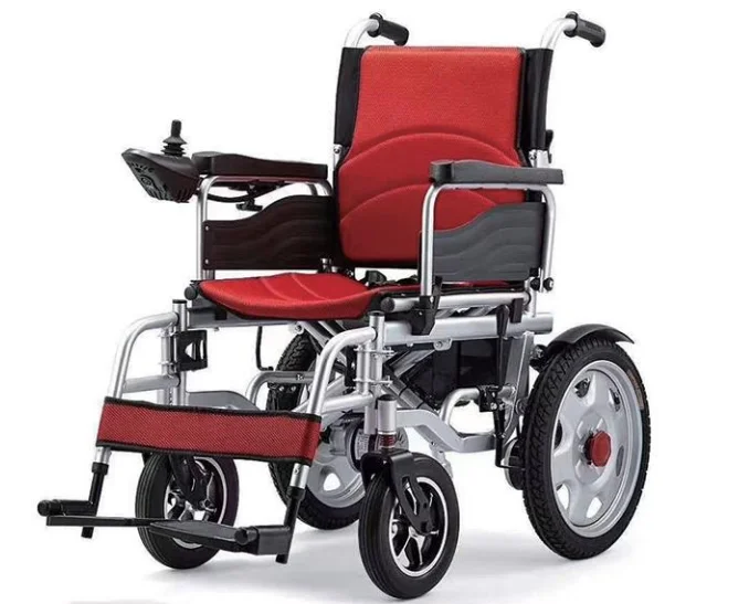 IN China scooter-wheelchair foldable small and comfo foldable stair climbing wheelchair electric powered for elderly people