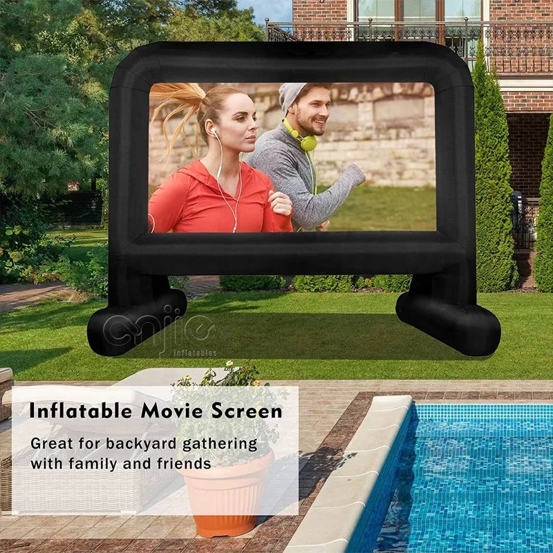 Romantic Movie Night Party Giant TV Screen Movie Screen Outdoor Inflatable Projector Screen