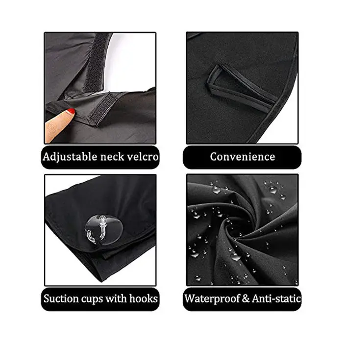 Factory Custom new male beard shaving apron care clean hair adult beard cape shave apron,shaving