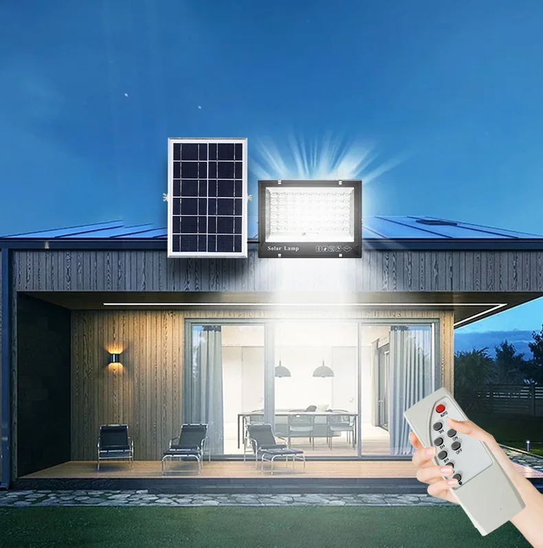 Chinese Factory Super Bright Solar Lamp for Home Projection Outdoor Courtyard Lighting