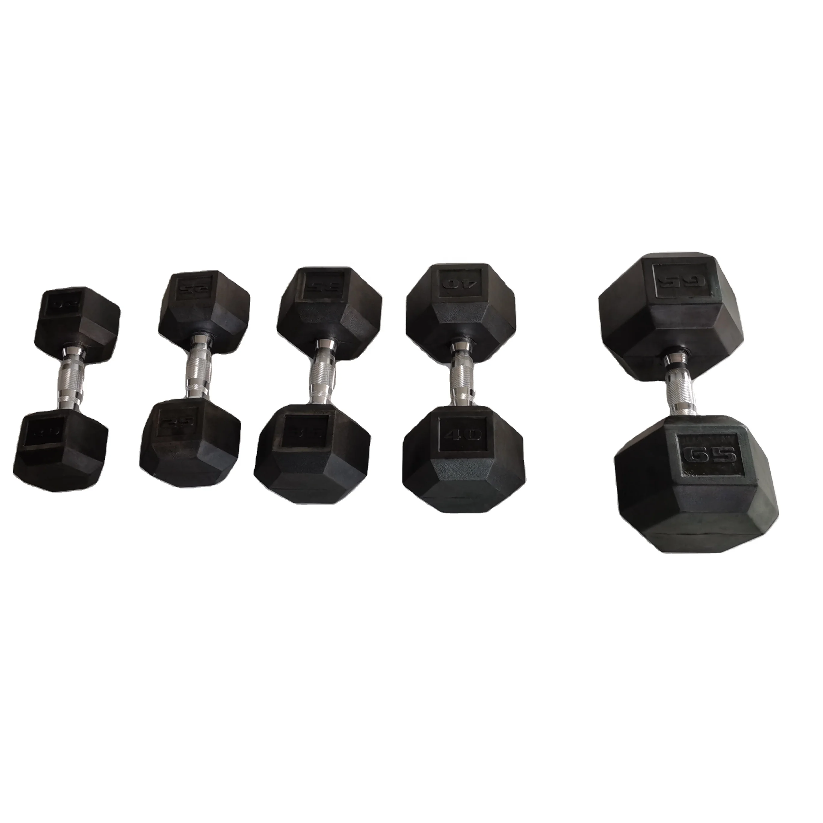 
 Спортивное оборудование, вес 40 фунтов, штанга, ручка для тела, набор гантелей на заказ, набор гантелей из ПВХ с шестигранной головкой  