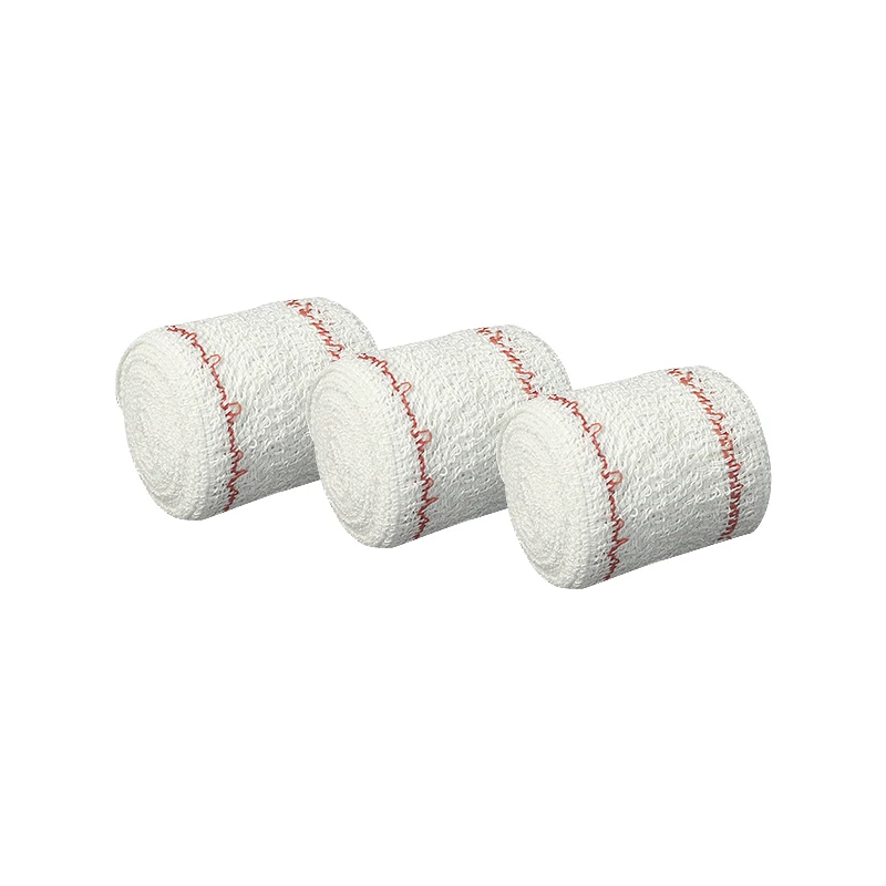 China Factory Wholesale Medical Spandex Cotton Crepe Bandage Bleached Elastic Crepe Bandage With Aluminum Clip