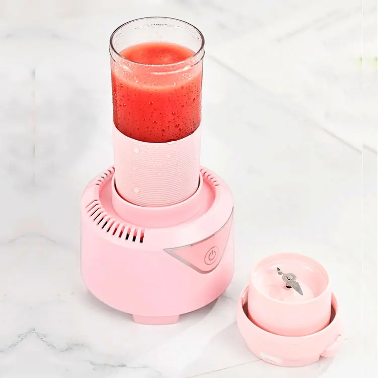 
Car Home refrigerated cup Usb Rechargeable Blender Mixer Cup Home Mini Portable Juicer Machine cold press juicer 