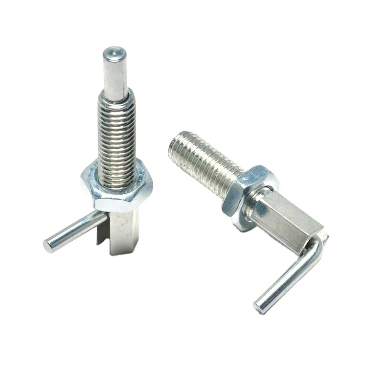 High Quantity All Carbon Steel Hexagon Head L Handle Turn Locking Indexing Plunger