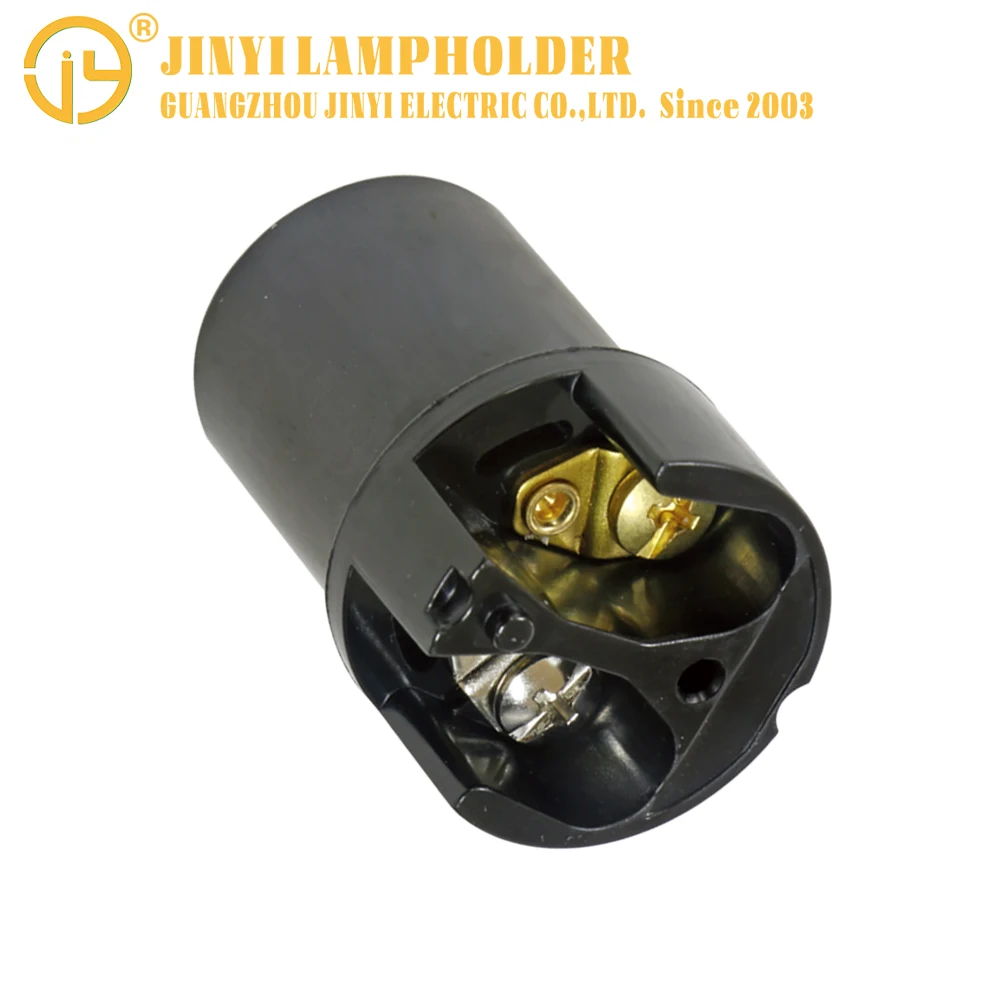factory price lamp accessories waterproof e17 light bulb base black bakelite  lamp bases night lights