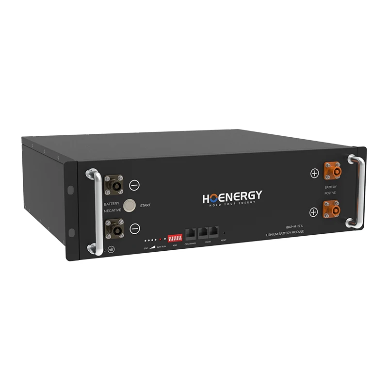 Hoenergy manufacturer iBAT-M-5.1L 3U size low voltage battery pack for many inverters built into BMS