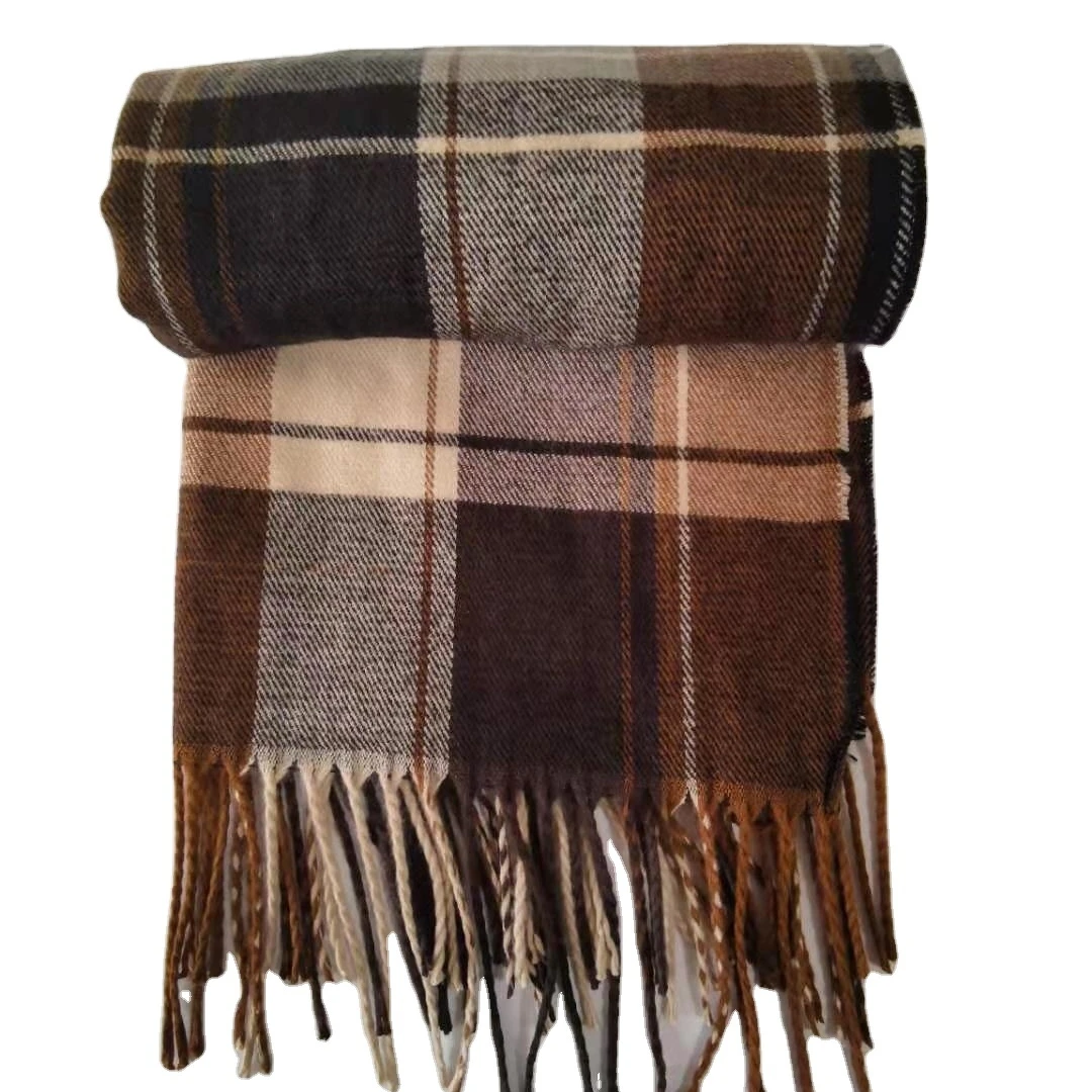 RTS in stock warmly winter Autumn spring fashionable acrylic knit woven scarf for women shawl / Poncho