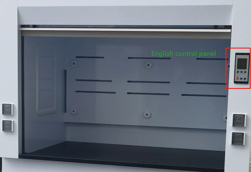 Polypropylene PP fume hood anti acid resistant fume hood cupboard chemical cabinet laboratory furniture