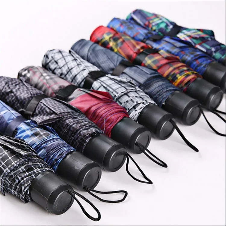 High quality wholesale promotional cheap  3 folding umbrella Logo printing