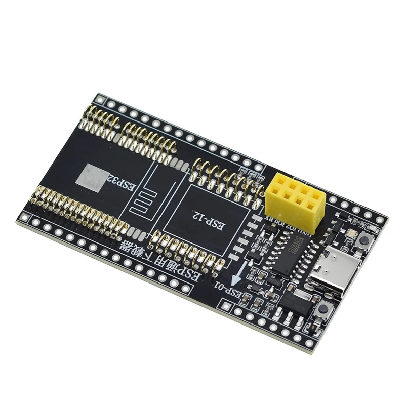 TZT ESP8266 ESP32-WROVER Development Board Test Programmer Socket Downloader for ESP-01 ESP01S ESP12 ESP32 Adapter CH340