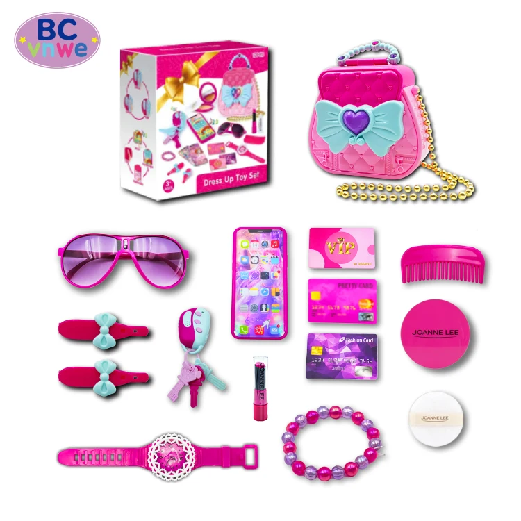 New Arrival Pretend Play Game Washable Kids Pretend Makeup Kit for Girls Perfect Toy MakeUp Set for Birthday Gifts